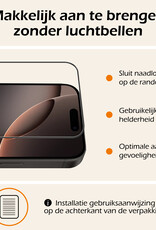 Nomfy Screenprotector - Geschikt voor iPhone 16 Pro Screenprotector Bescherm Glas - Screenprotector Geschikt voor iPhone 16 Pro Screen Protector Tempered Glass Full Screen Full Cover