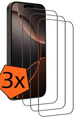 Nomfy Screenprotector - Geschikt voor iPhone 16 Pro Max Screenprotector Bescherm Glas - Screenprotector Geschikt voor iPhone 16 Pro Max Screen Protector Tempered Glass Full Screen Full Cover - 3 PACK