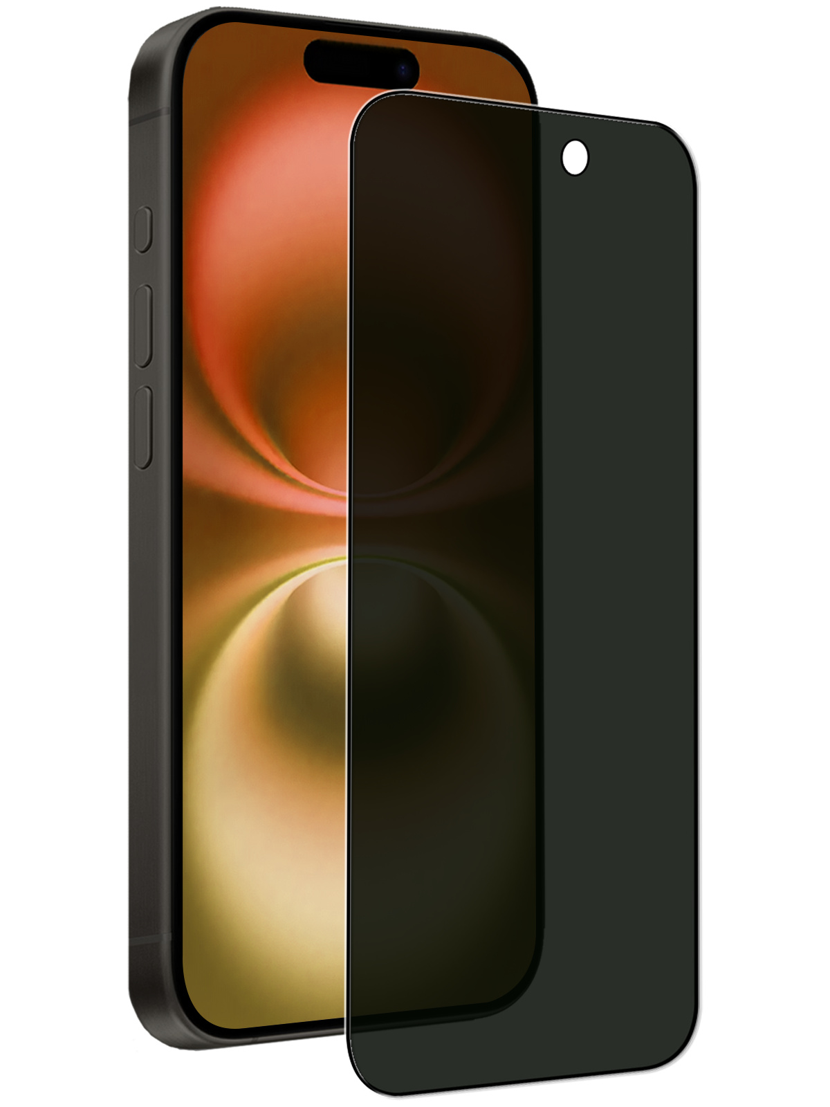 Nomfy Screenprotector - Geschikt voor iPhone 16 Screenprotector Privacy Bescherm Glas - Screenprotector Geschikt voor iPhone 16 Privacy Screenprotector Tempered Glass