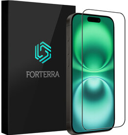 Forterra Forterra iPhone 16 Screenprotector Glas Full Cover 2D
