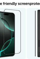 Forterra Screenprotector Geschikt voor iPhone 16 Pro Screenprotector Glas Gehard Screen Full Cover - Screen Protector Geschikt voor iPhone 16 Pro Screenprotector Tempered Glass