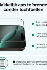 Forterra Screenprotector Geschikt voor iPhone 16 Pro Screenprotector Glas Gehard Screen Full Cover - Screen Protector Geschikt voor iPhone 16 Pro Screenprotector Tempered Glass - 3 PACK