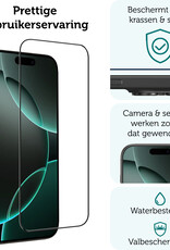 Forterra Screenprotector Geschikt voor iPhone 16 Pro Max Screenprotector Glas Gehard Screen Full Cover - Screen Protector Geschikt voor iPhone 16 Pro Max Screenprotector Tempered Glass