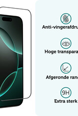 Forterra Screenprotector Geschikt voor iPhone 16 Pro Max Screenprotector Glas Gehard Screen Full Cover - Screen Protector Geschikt voor iPhone 16 Pro Max Screenprotector Tempered Glass - 3 PACK