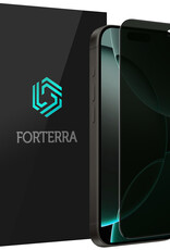 Forterra Screenprotector Geschikt voor iPhone 16 Pro Privacy Screenprotector Glas Gehard Full Cover - Screen Protector Geschikt voor iPhone 16 Pro Screenprotector Privacy Anti-Spy
