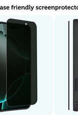 Forterra Screenprotector Geschikt voor iPhone 16 Pro Max Privacy Screenprotector Glas Gehard Full Cover - Screen Protector Geschikt voor iPhone 16 Pro Max Screenprotector Privacy Anti-Spy - 2 PACK