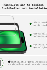 BASEY. Screenprotector Geschikt voor iPhone 16 Screenprotector Met Frame Tempered Glass - Screenprotector Geschikt voor iPhone 16 Beschermglas Met Installatie Frame Screen Protector Glas - 2 Stuks