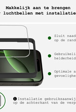 BASEY. Screenprotector Geschikt voor iPhone 16 Pro Screenprotector Met Frame Tempered Glass - Screenprotector Geschikt voor iPhone 16 Pro Beschermglas Met Installatie Frame Screen Protector Glas