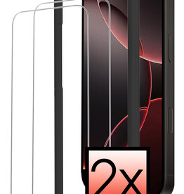 NoXx NoXx iPhone 16 Pro Max Screenprotector Met Installieframe - 2 PACK