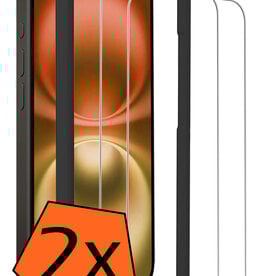 Nomfy Nomfy iPhone 16 Plus Screenprotector Met Installieframe - 2 PACK