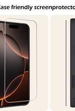 Nomfy Screenprotector - Geschikt voor iPhone 16 Pro Screenprotector Met Frame Bescherm Glas Tempered Glass - Screenprotector Geschikt voor iPhone 16 Pro Screen Protector Met Installatie Tool