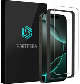 Forterra Forterra iPhone 16 Pro Screenprotector Met Installieframe