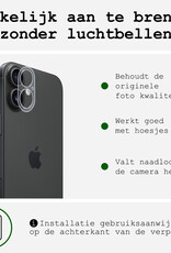 BASEY. Screenprotector Geschikt voor iPhone 16 Plus Camera Screenprotector Tempered Glass Beschermglas Camera - Screenprotector Geschikt voor iPhone 16 Plus Camera Screen Protector