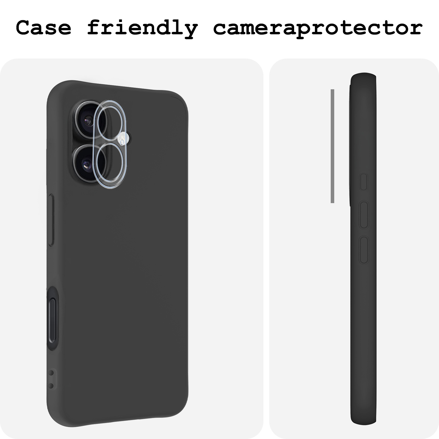 BASEY. Screenprotector Geschikt voor iPhone 16 Plus Camera Screenprotector Tempered Glass Beschermglas Camera - Screenprotector Geschikt voor iPhone 16 Plus Camera Screen Protector