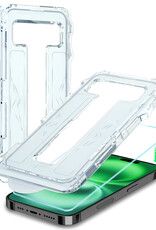 BASEY. Screenprotector Geschikt voor iPhone 16 Screenprotector Met Montage Frame Beschermglas Full Cover - Screenprotector Geschikt voor iPhone 16 Screen Protector Met Installatie Kit Full Cover