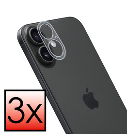 NoXx NoXx iPhone 16 Plus Camera Screenprotector - 3 PACK