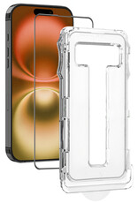 Nomfy Screenprotector - Geschikt voor iPhone 16 Screenprotector Met Installatie Kit Bescherm Glas - Screenprotector Geschikt voor iPhone 16 Screen Protector Met Montage Frame Flexibel Glas Full Cover