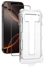 Nomfy Screenprotector - Geschikt voor iPhone 16 Pro Screenprotector Met Installatie Kit Bescherm Glas - Screenprotector Geschikt voor iPhone 16 Pro Screen Protector Met Montage Frame Flexibel Glas Full Cover