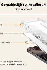 Nomfy Screenprotector - Geschikt voor iPhone 16 Pro Screenprotector Met Installatie Kit Bescherm Glas - Screenprotector Geschikt voor iPhone 16 Pro Screen Protector Met Montage Frame Flexibel Glas Full Cover