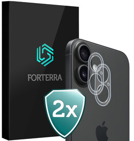 Forterra Forterra iPhone 16 Plus Camera Screenprotector - 2 PACK