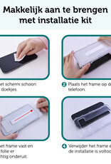 Forterra Screenprotector Geschikt voor iPhone 16 Plus Screenprotector Met Installatie Kit Flexibel Hybrid Full Cover - Screen Protector Geschikt voor iPhone 16 Plus Screenprotector Met Montage Frame Buigbaar Glas - 2 PACK