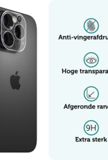 Forterra Camera Bescherming Geschikt voor iPhone 16 Pro Max Camera Protector Glas - Lens Protector Geschikt voor iPhone 16 Pro Max Screenprotector Camera Protector Gehard Glas