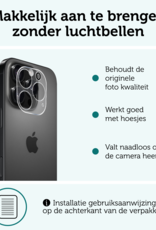 Forterra Camera Bescherming Geschikt voor iPhone 16 Pro Camera Protector Glas - Lens Protector Geschikt voor iPhone 16 Pro Screenprotector Camera Protector Gehard Glas