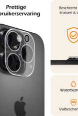 Nomfy Screenprotector - Geschikt voor iPhone 16 Pro Max Camera Screen Protector Beschermglas - Screenprotector Geschikt voor iPhone 16 Pro Max Camera Screenprotector Tempered Glass - 3 PACK