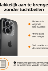 Nomfy Screenprotector - Geschikt voor iPhone 16 Pro Camera Screen Protector Beschermglas - Screenprotector Geschikt voor iPhone 16 Pro Camera Screenprotector Tempered Glass