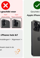 Nomfy Screenprotector - Geschikt voor iPhone 16 Pro Camera Screen Protector Beschermglas - Screenprotector Geschikt voor iPhone 16 Pro Camera Screenprotector Tempered Glass