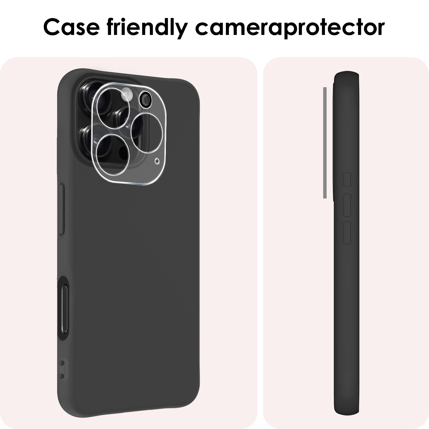 NoXx Screenprotector Geschikt voor iPhone 16 Pro Max Camera Screenprotector Gehard Glas - Screenprotector Geschikt voor iPhone 16 Pro Max Screenprotector Camera Tempered Glass - 3x