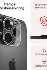 NoXx Screenprotector Geschikt voor iPhone 16 Pro Max Camera Screenprotector Gehard Glas - Screenprotector Geschikt voor iPhone 16 Pro Max Screenprotector Camera Tempered Glass - 3x