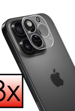 NoXx Screenprotector Geschikt voor iPhone 16 Pro Camera Screenprotector Gehard Glas - Screenprotector Geschikt voor iPhone 16 Pro Screenprotector Camera Tempered Glass - 3x