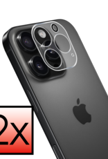 NoXx Screenprotector Geschikt voor iPhone 16 Pro Camera Screenprotector Gehard Glas - Screenprotector Geschikt voor iPhone 16 Pro Screenprotector Camera Tempered Glass - 2x