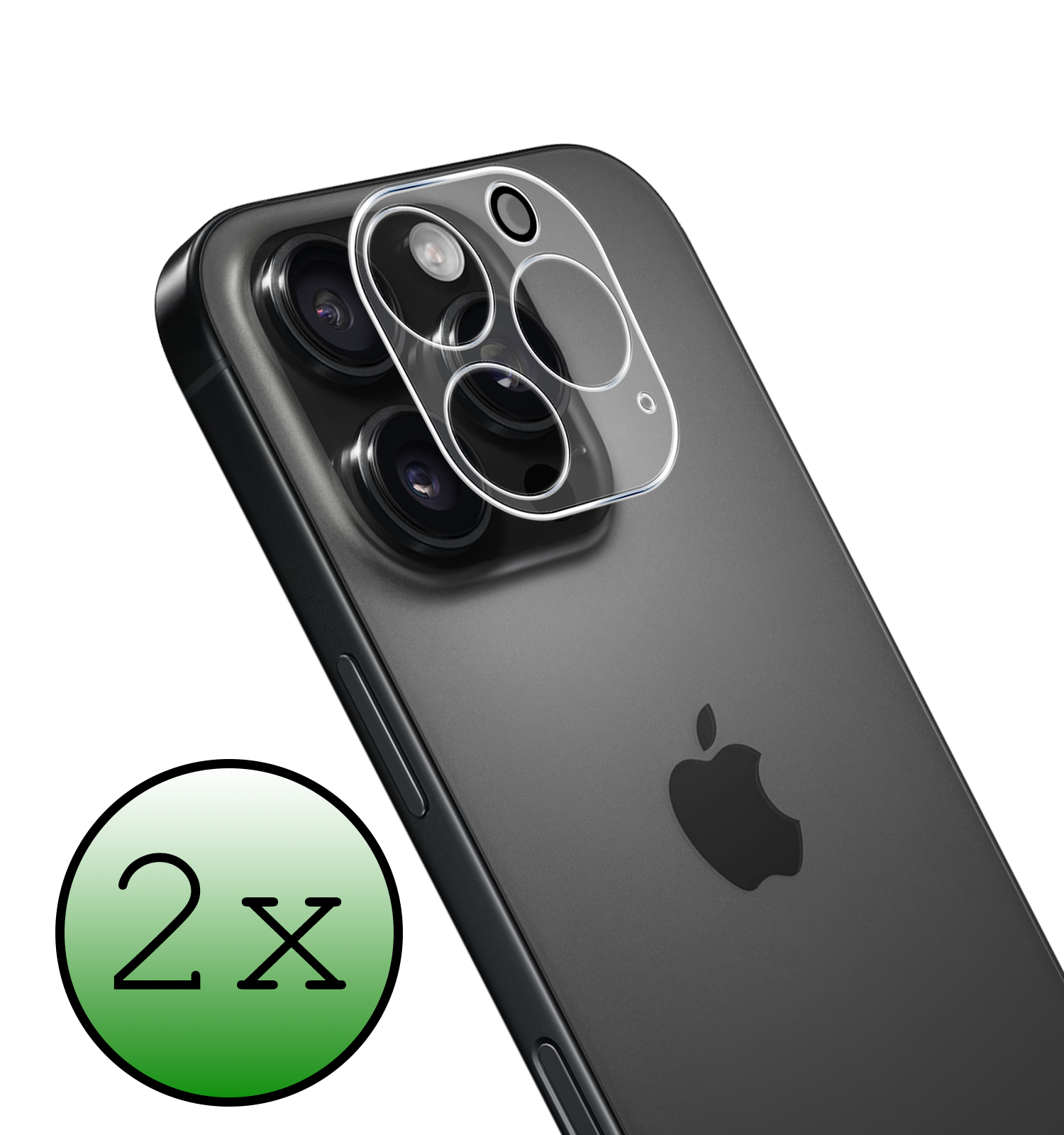 BASEY. Screenprotector Geschikt voor iPhone 16 Pro Max Camera Screenprotector Tempered Glass Beschermglas Camera - Screenprotector Geschikt voor iPhone 16 Pro Max Camera Screen Protector - 2 Stuks