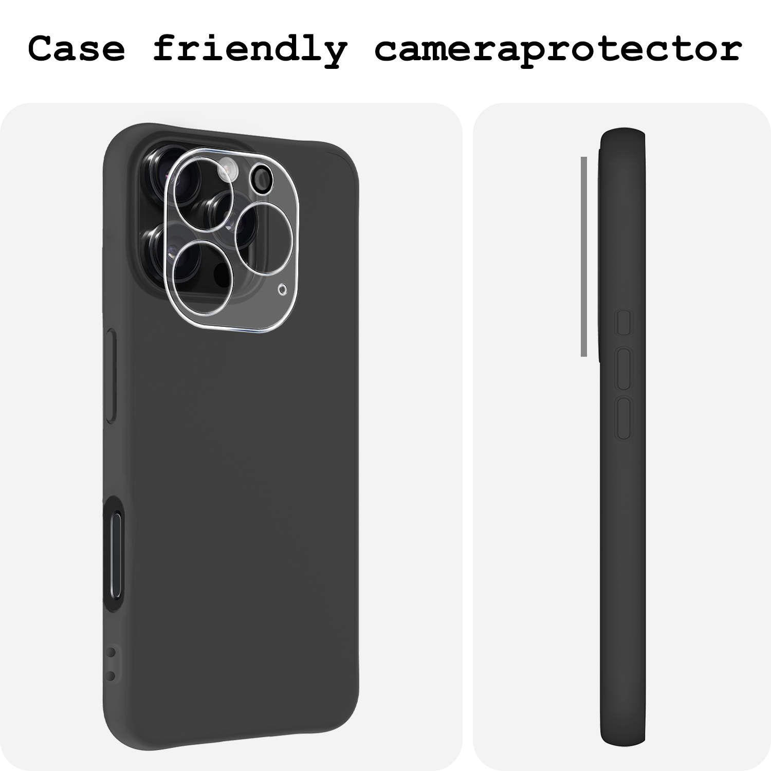 BASEY. Screenprotector Geschikt voor iPhone 16 Pro Max Camera Screenprotector Tempered Glass Beschermglas Camera - Screenprotector Geschikt voor iPhone 16 Pro Max Camera Screen Protector