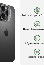 BASEY. Screenprotector Geschikt voor iPhone 16 Pro Camera Screenprotector Tempered Glass Beschermglas Camera - Screenprotector Geschikt voor iPhone 16 Pro Camera Screen Protector - 2 Stuks