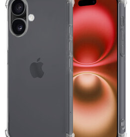 NoXx NoXx iPhone 16 Plus Hoesje Shockproof - Transparant