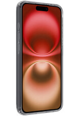 NoXx Hoes Geschikt voor iPhone 16 Hoesje Cover Siliconen Back Case Hoes - Transparant - 2x