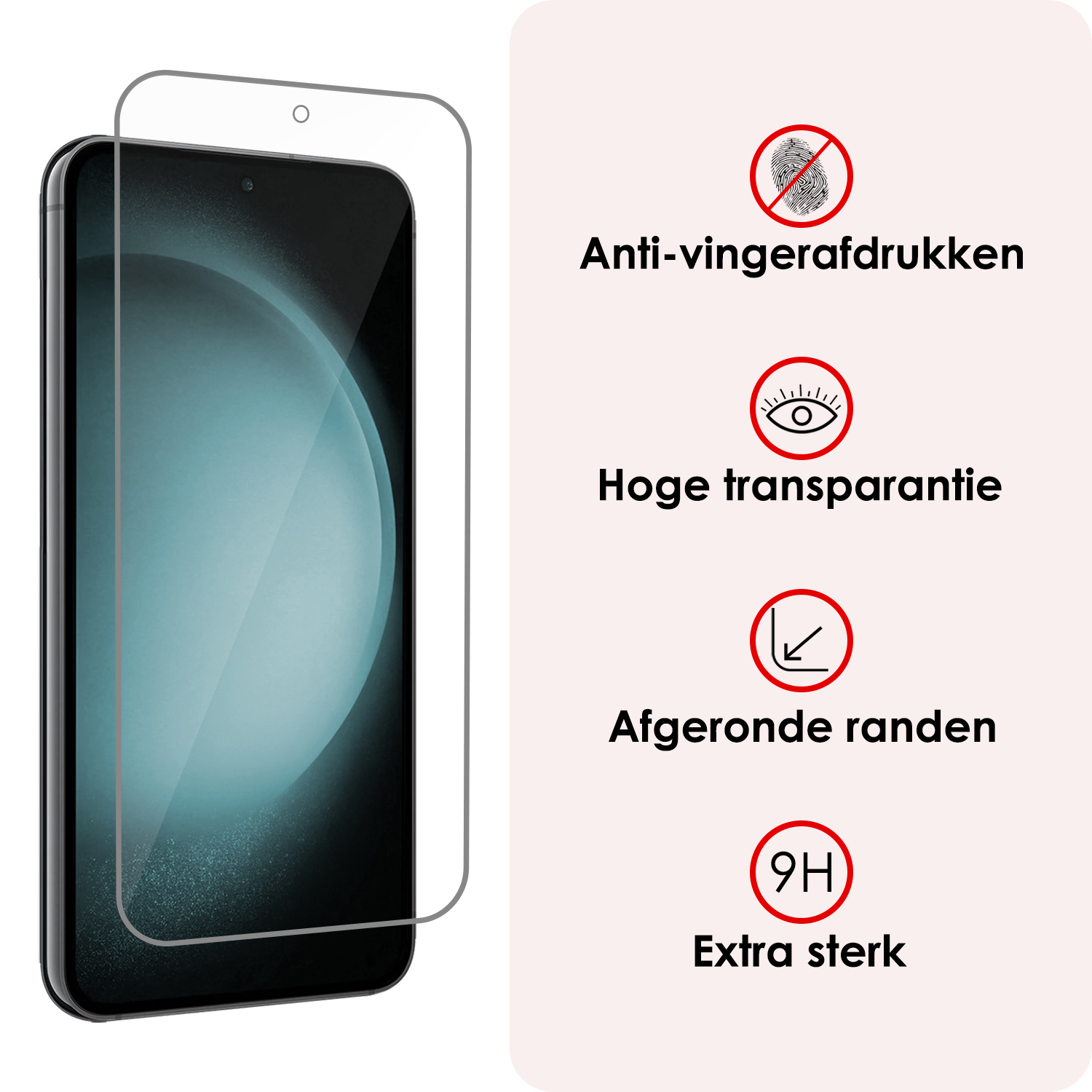 NoXx Hoes Geschikt voor iPhone 16 Hoesje Cover Siliconen Back Case Hoes Met Screenprotector - Transparant