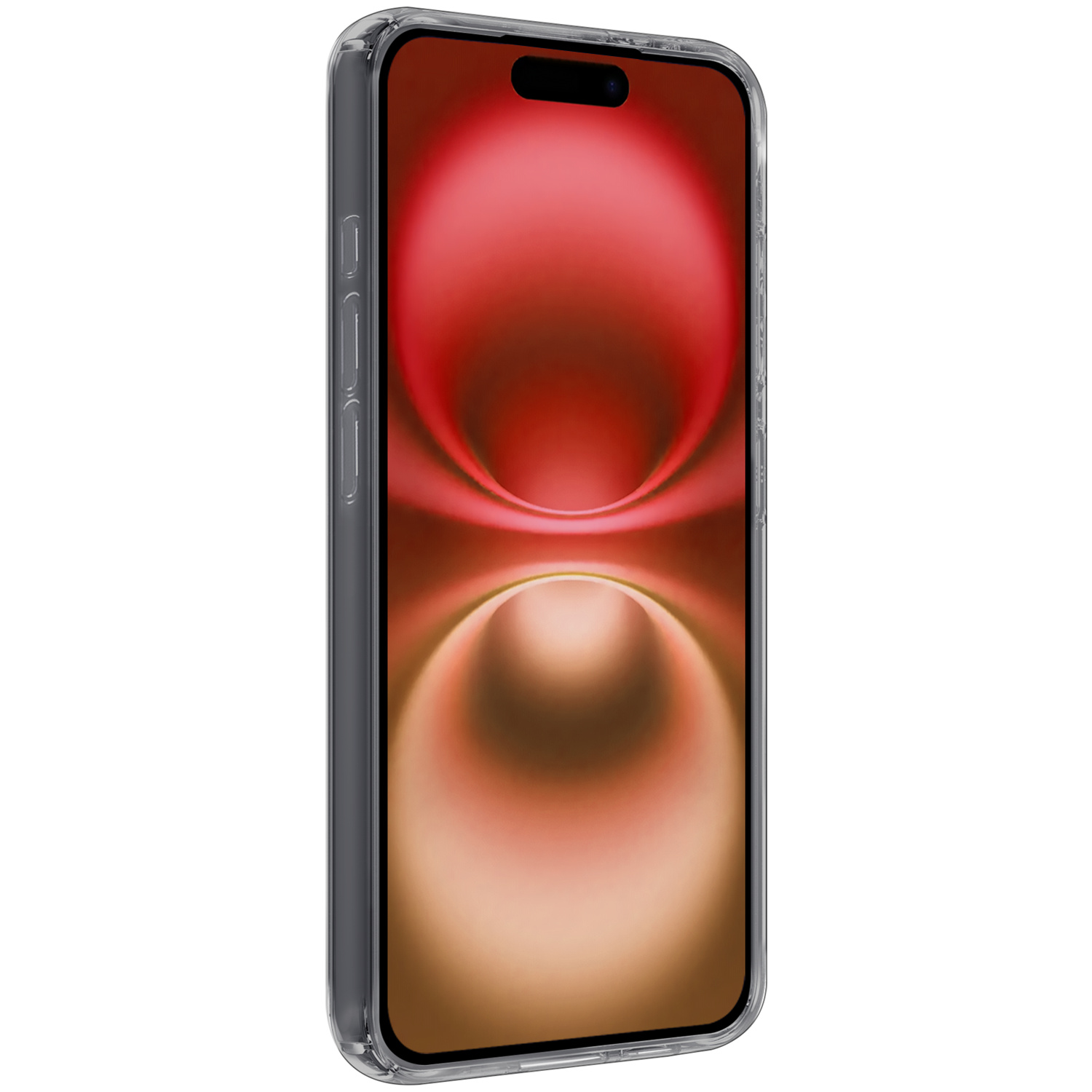 NoXx Hoes Geschikt voor iPhone 16 Plus Hoesje Cover Siliconen Back Case Hoes - Transparant