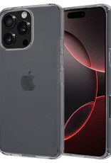 NoXx Hoes Geschikt voor iPhone 16 Pro Hoesje Cover Siliconen Back Case Hoes - Transparant