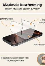 Nomfy Screenprotector - Geschikt voor iPhone 16 Pro Max Screenprotector Met Installatie Kit Bescherm Glas - Screenprotector Geschikt voor iPhone 16 Pro Max Screen Protector Met Montage Frame Flexibel Glas Full Cover