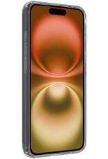 Nomfy Hoesje Geschikt voor iPhone 16 Hoesje Siliconen Cover Case - Hoes Geschikt voor iPhone 16 Hoes Back Case - 2-PACK - Transparant