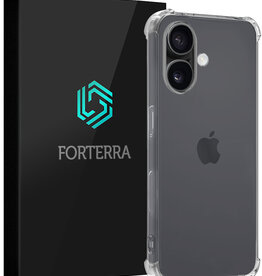 Forterra Forterra iPhone 16 Plus Hoesje Shockproof - Transparant