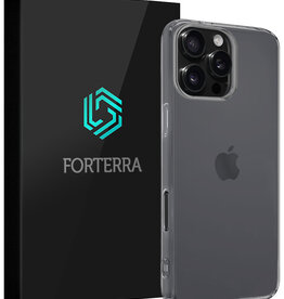 Forterra Forterra iPhone 16 Pro Max Hoesje Siliconen - Transparant