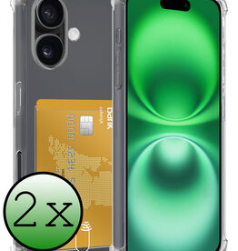 BASEY. BASEY. iPhone 16 Hoesje Pashouder - 2 PACK