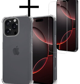 NoXx NoXx iPhone 16 Pro Hoesje Shockproof Met Screenprotector Met Dichte Notch