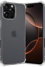 Nomfy Hoesje Geschikt voor iPhone 16 Pro Max Hoesje Shock Proof Cover Case Shockproof - Hoes Geschikt voor iPhone 16 Pro Max Hoes Siliconen Back Case - Transparant