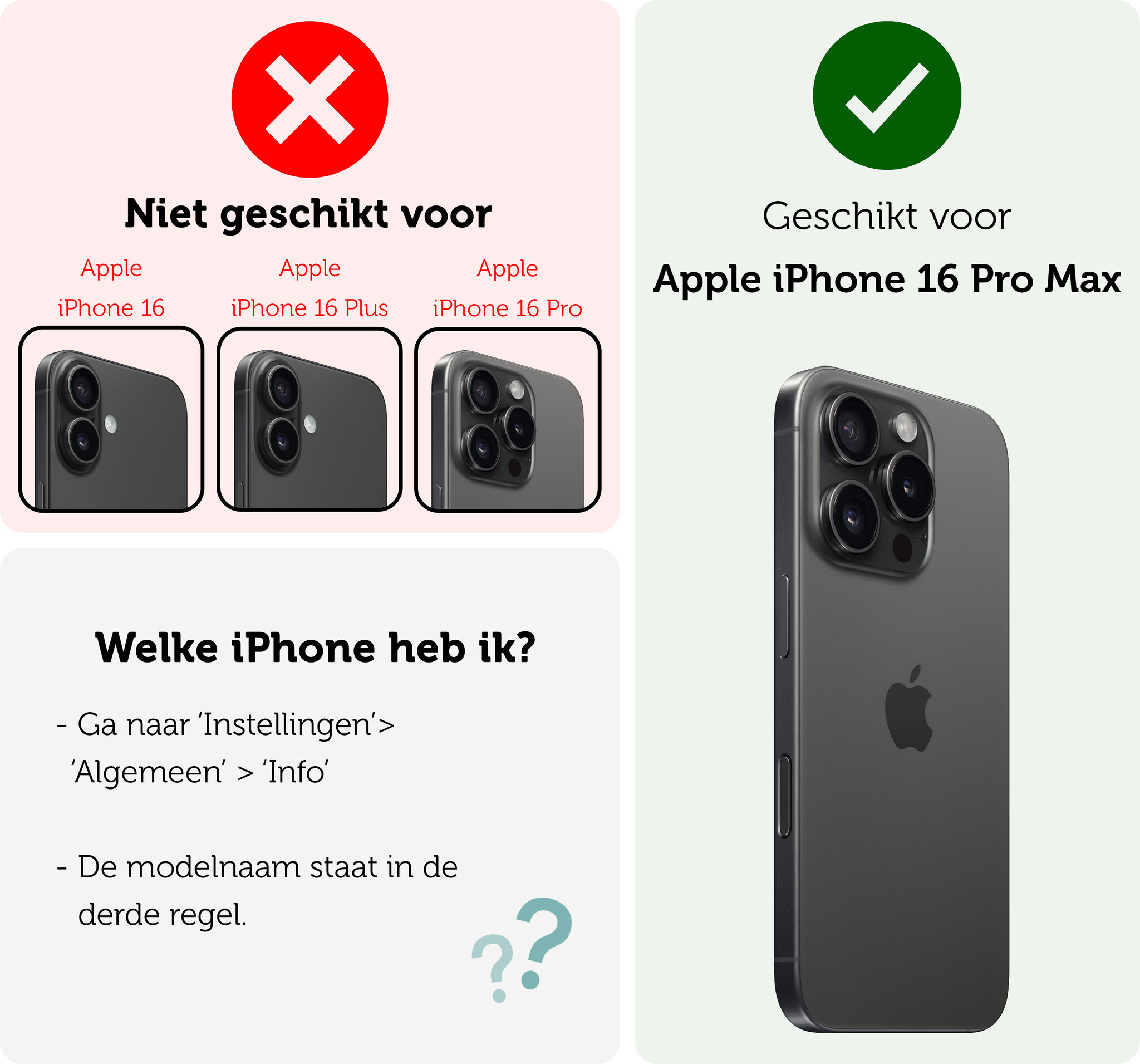 Forterra Hoesje Geschikt voor iPhone 16 Pro Max Case Shockproof Siliconen Hoes Met Screenprotector - Hoes Geschikt voor iPhone 16 Pro Max Hoesje Shock Proof Back Cover - Transparant